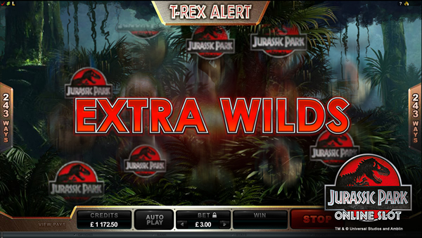 jurassic park slot extra wilds