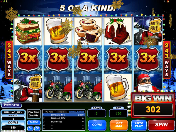 Santa's Wild Ride Slot