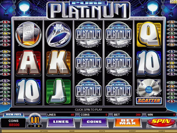 pure platinum slot