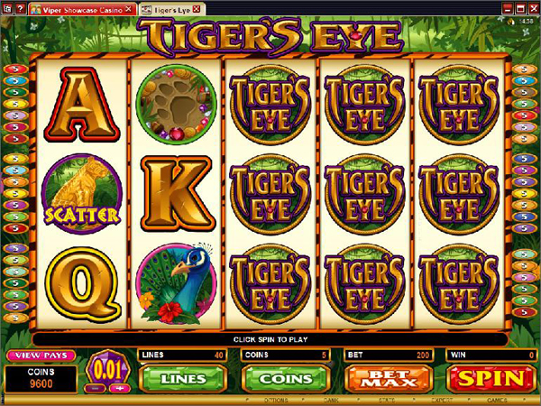 tigers eye slot machine